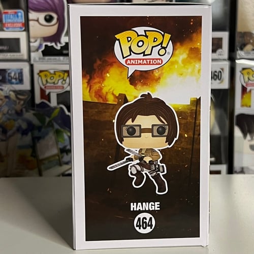 Funko Pop Attack On Titan Hange Signed JAPANESE VA...