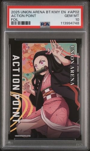 PSA 2025 UNION ARENA UE05BT/KMY DEMON SLAYER #AP02...