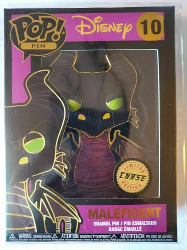 Funko Pop Pin Chase Maleficent Dragon Disney 65th