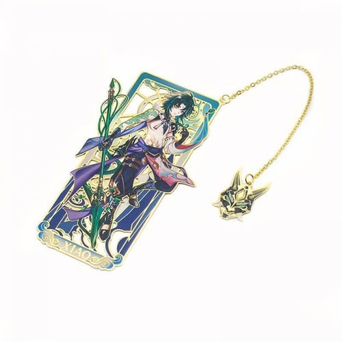 Genshin Impact Metal Brass BookMark