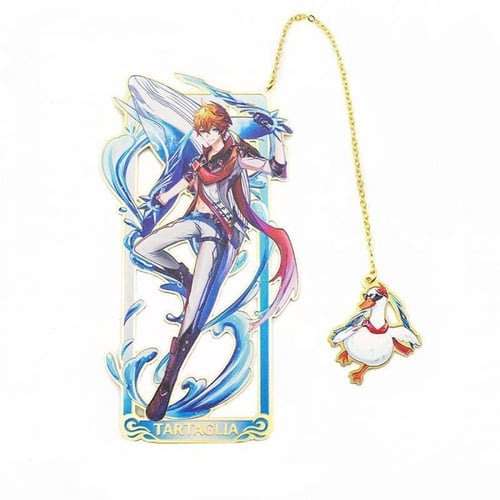 Genshin Impact Metal Brass BookMark