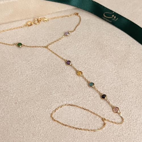 كف الألوان ذهب عيار 18—4738