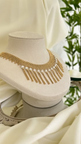 عقد ذهب بلولو عيار18–2862