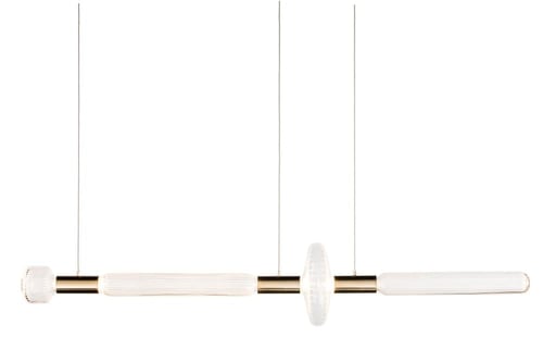 ثريا مودرن معلقة من الزجاج الشفاف LUX-C-1054