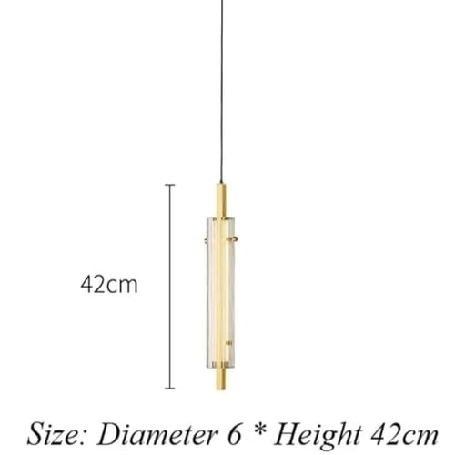 اضاءة معلقة من الزجاج والمعدن