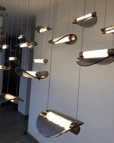 إضاءة معلقة داخلية زجاج LUX-P-1049