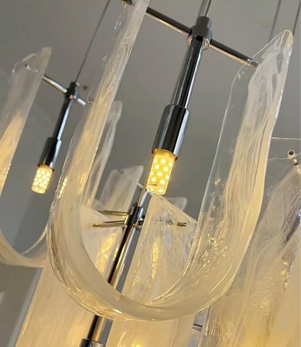 اضاءة معلقة من الزجاج والمعدن lux-P