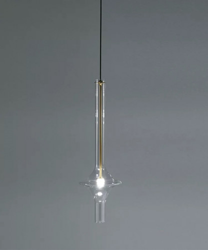 مصباح معلق زجاج شفاف LUX-P-1017