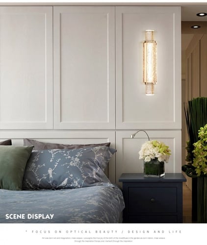 مصباح جداري مودرن كريستالي LUX-W-1019