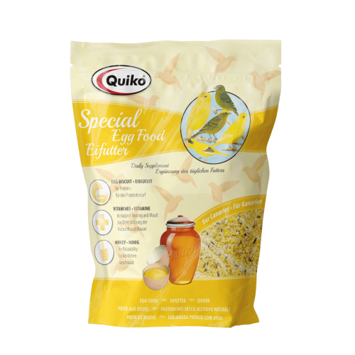 طعام كويكو الخاص بالبيض: غذاء لتقوية وتربية طيور