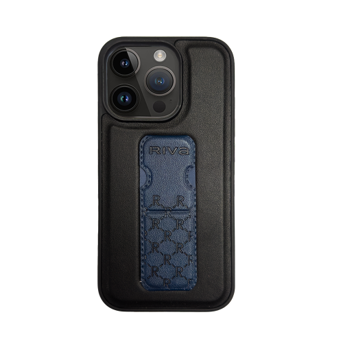 كفر جوال - ايفون ١٥ برو لون أسود بمسكة كحلي من ريف...