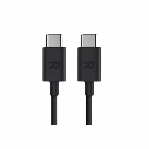 شاحن تايب سي سلك راف باور 1 متر - اسود