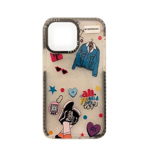 كفر ايفون 14 برو و برو ماكس شفاف بناتي