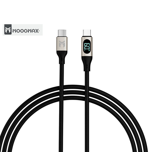 شاحن تايب سي سلك رقمي بقوة 60 واط من موج ماكس طول...