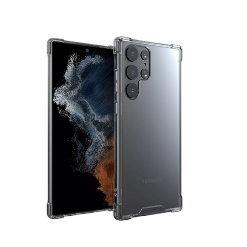 كفر سامسونج جالكسي اس 23 إلترا شفاف مع حماية للحوا...