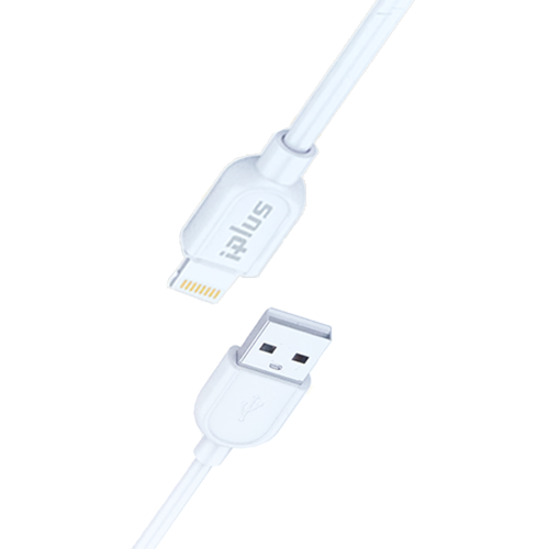 شاحن ايفون سلك ماركة ايبلس لون أبيض سيلكون