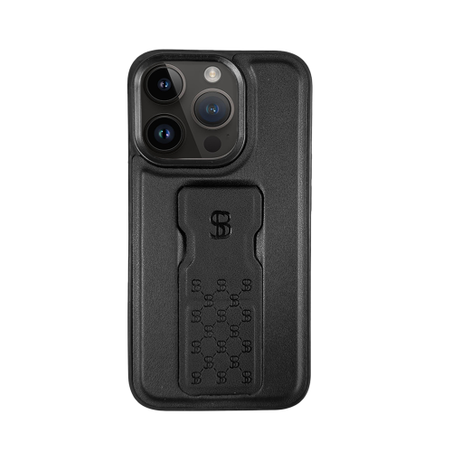 كفر ايفون 15 مغناطيس مع مسكة SB لون أسود