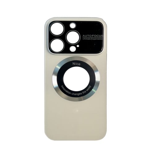 كفر ايفون 14 برو ماكس لون أبيض نافذة ماج سيف