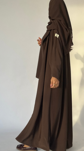 Brown Abaya - Sand Collection