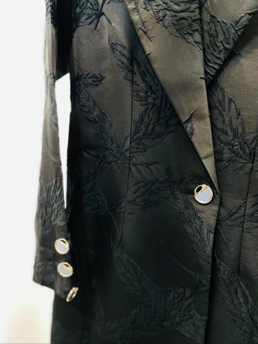 بليزر جاكار أسود ملكي