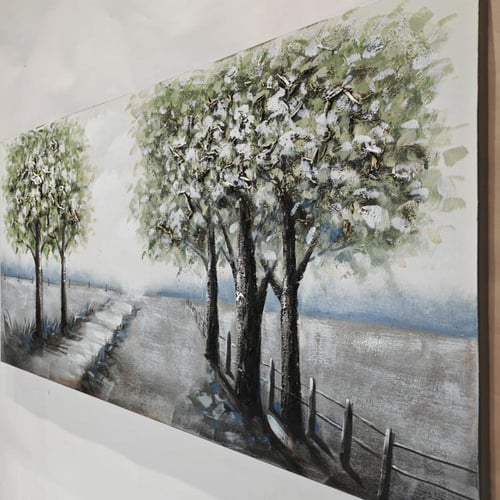 لوحة تجريدية طبيعة بملامس فنية راقية