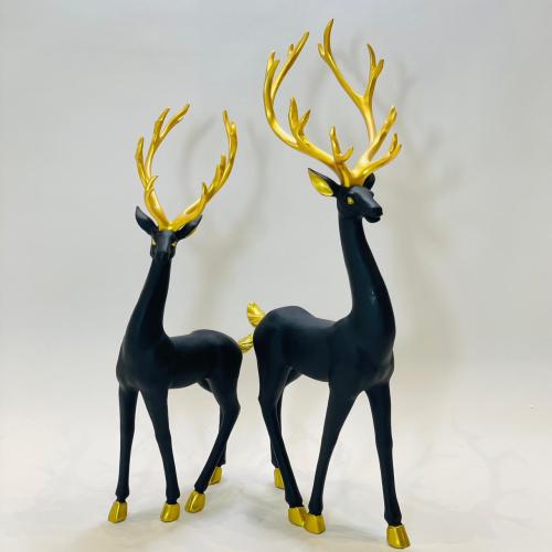 مجسمات الاغزال اسود