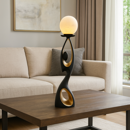 تحفة المضيئة بتقنية اللمس (أسود)