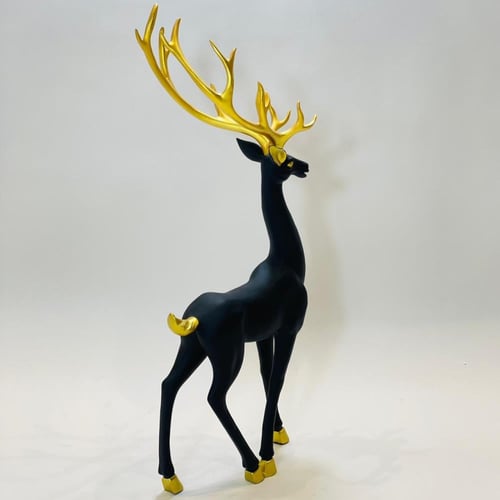 مجسمات الاغزال اسود