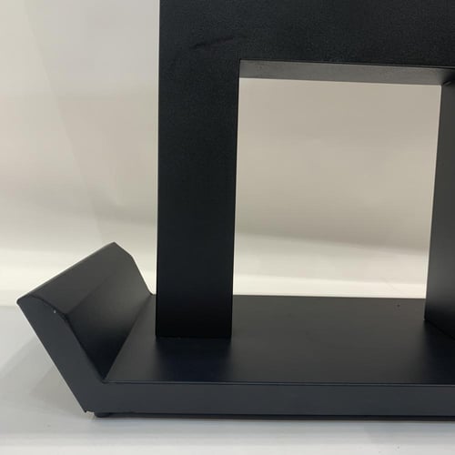 مدخل حديد اسود رخام