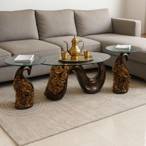 طاولات دولفين بني