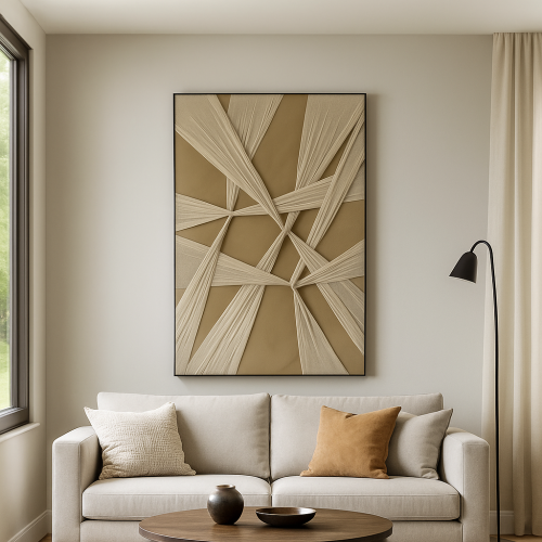 لوحة حائط جبسية بـ عقد