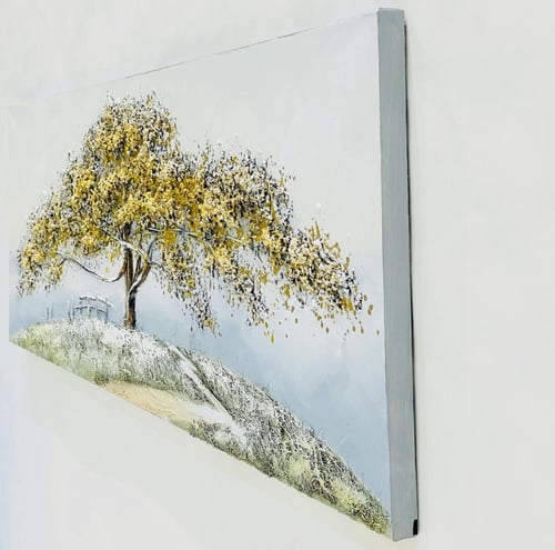 لوحة شجرة بارزة بصناعة يدوية