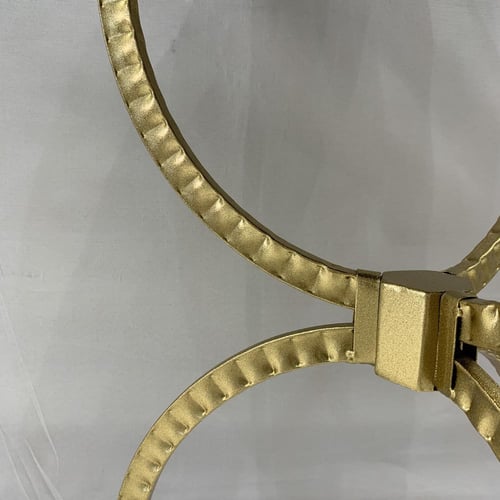 طاولة مفردة مرايه على حديد المزخرف