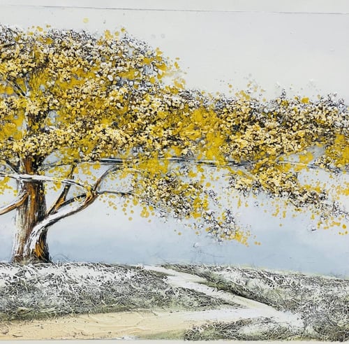 لوحة شجرة بارزة بصناعة يدوية