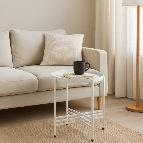 طاولة مفردة ابيض