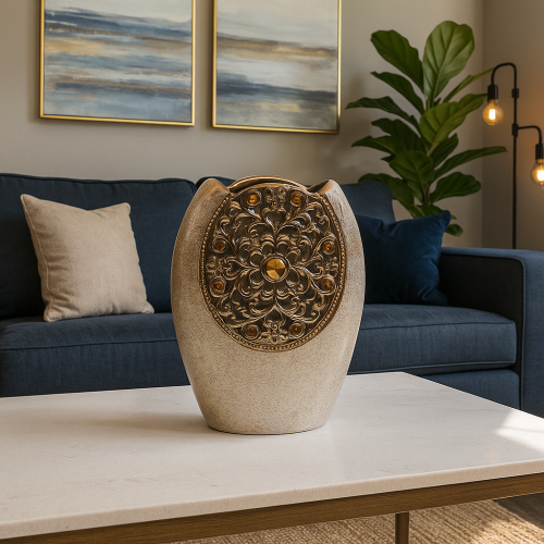 فازة الملكية بنقوش وزخارف ذهبية