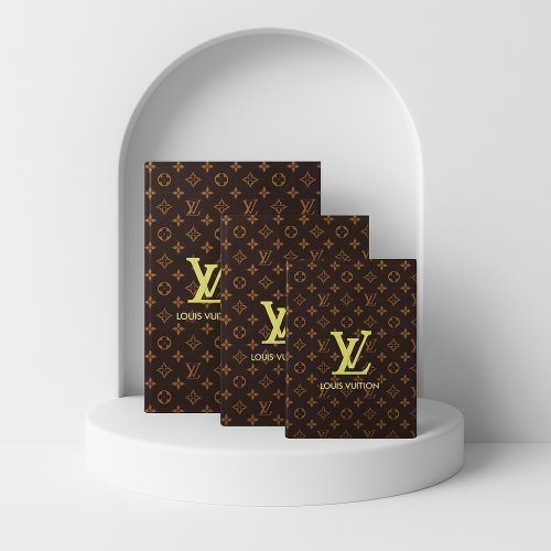 مجموعة كتب ديكور بتصميم صندوق تخزين (LV)