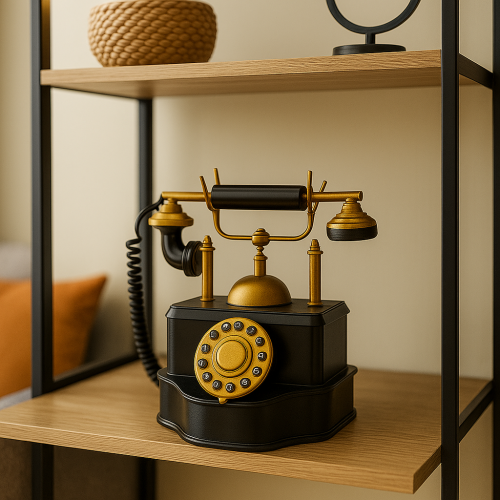 تحفة تلفون حديد كلاسيكي