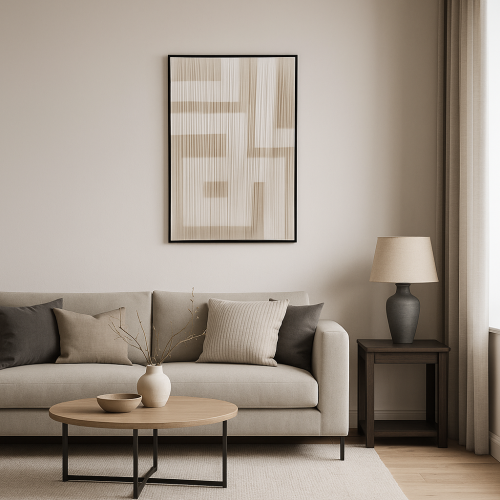 لوحة جدارية إشراقة الخطوط