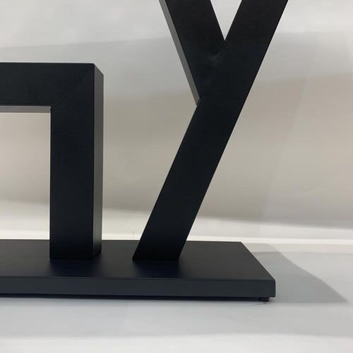 مدخل حديد اسود رخام