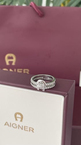 خاتم اقنر فضي مع ملحقات هاي كوالتي