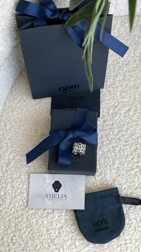 خاتم فضي apmمع ملحقاته