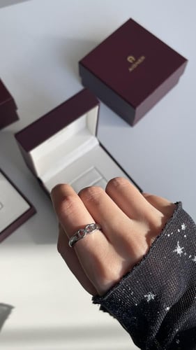 خاتم اقنر فضي مع ملحقات هاي كوالتي