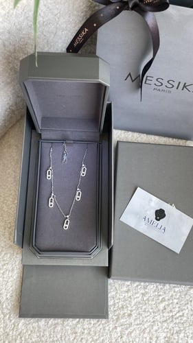 تشوكر ميسكيا فضي مع ملحقاته وبوكس باضاءه هاي كوالي...