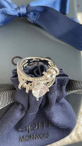 خاتم apm فضي مع ملحقاته