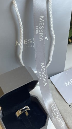 خاتم ميسكا فضي الرجالي