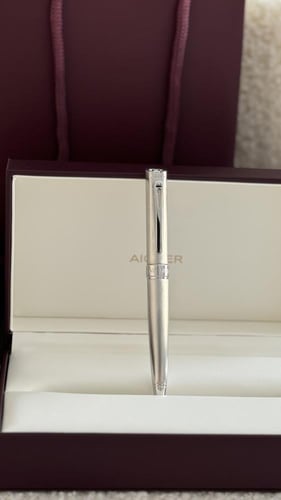 قلم اقنر فضي مع الملحقات