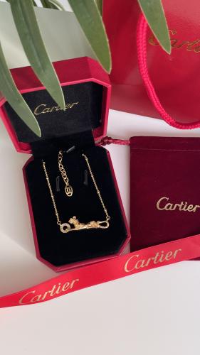 ‏سلسال تايقر كارتيه ذهبي مع الملحقات