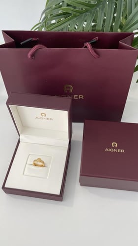 خاتم اقنر ذهبي مع ملحقات هاي كوالتي