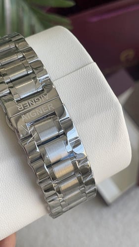 ساعه اقنر فضي رجالي شامل ملحقاته